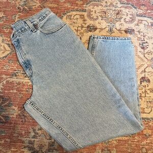 VINTAGE Levis 505 Denim High Rise Tapered Leg Mom Jeans USA 80s Women’s 14 Pet